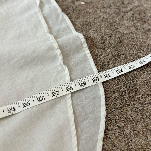 Old Navy Women’s Linen Blend Poppy to Bright White Button Down Shirt XXL - Picture 5 of 9